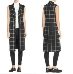 Halogen Pleaded Long Vest